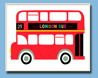 London Bus Clipart.