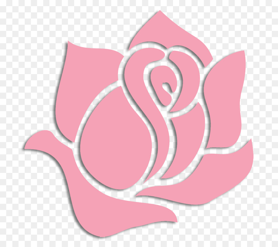 Pink Flower Cartoon clipart.