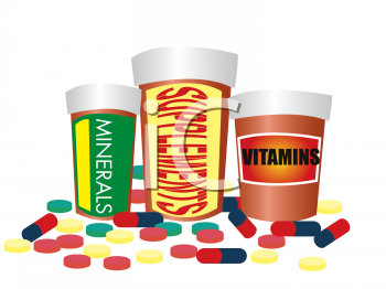 Dietary Supplements Clip Art.