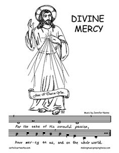 Divine mercy sunday clipart.