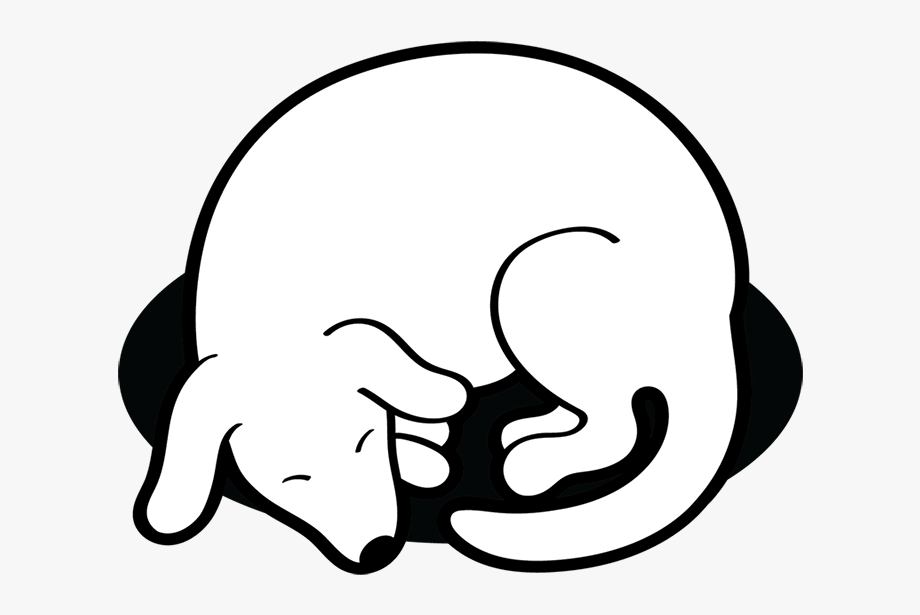 Dog Clipart Sleeping.