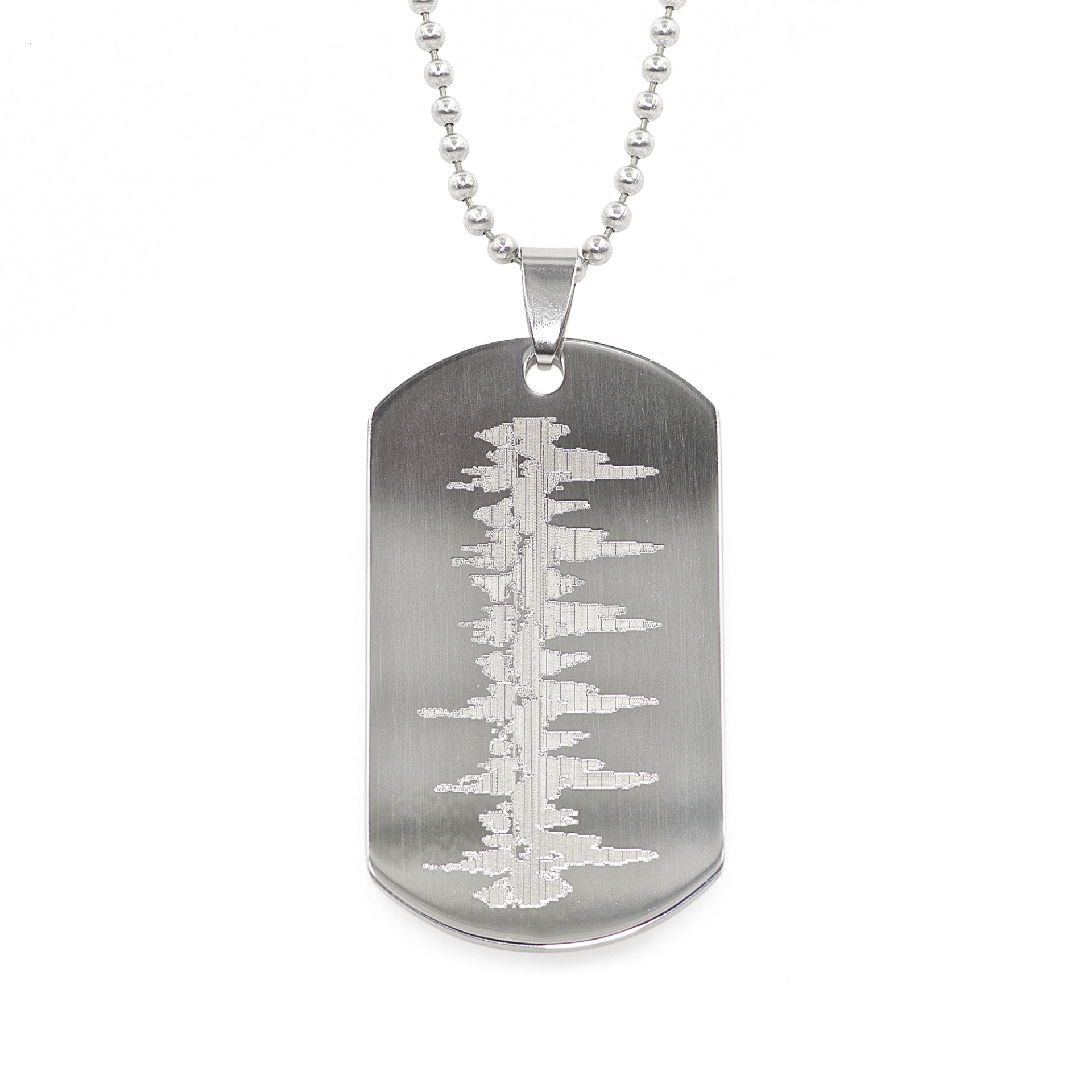 Heartbeat Dog Tag.