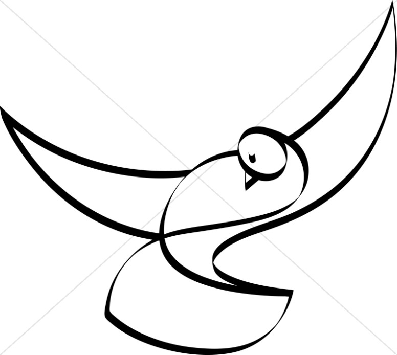 Dove Clipart, Art, Dove Graphic, Dove Image.