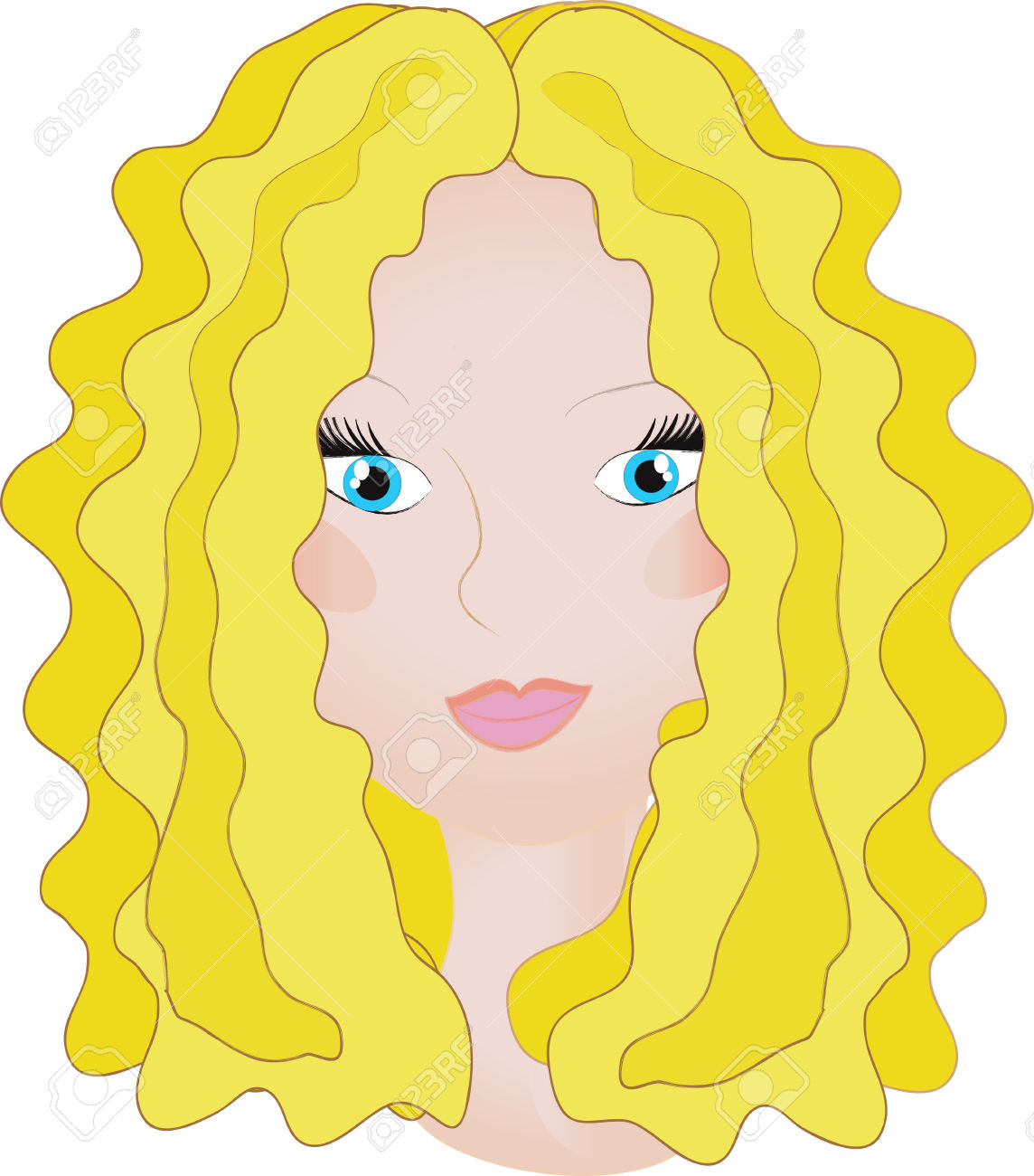 Blonde Hair Girl Clipart (85+).