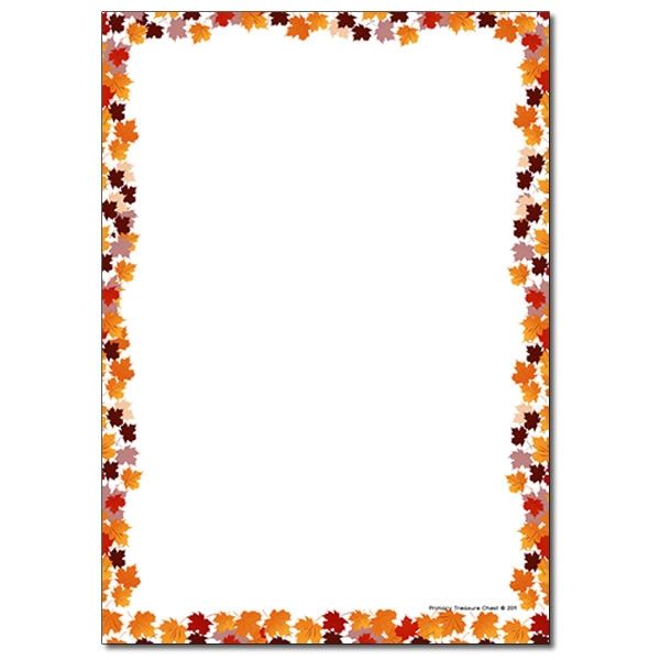 Leaf Page Border Free Download Clip Art.