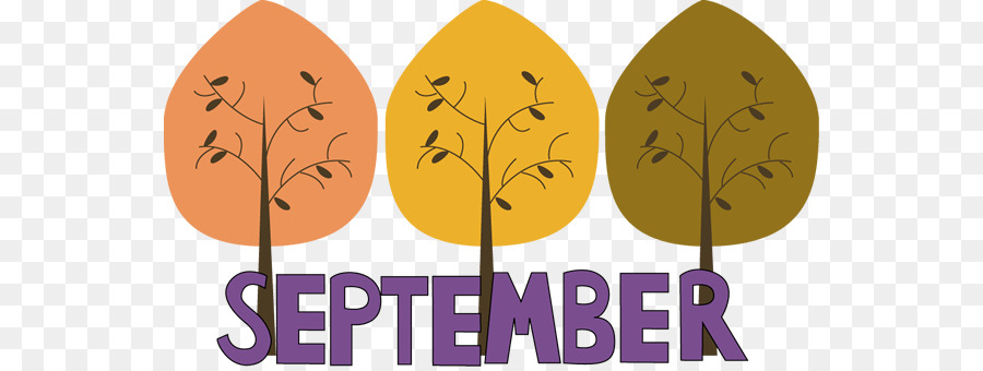 September Cartoon clipart.