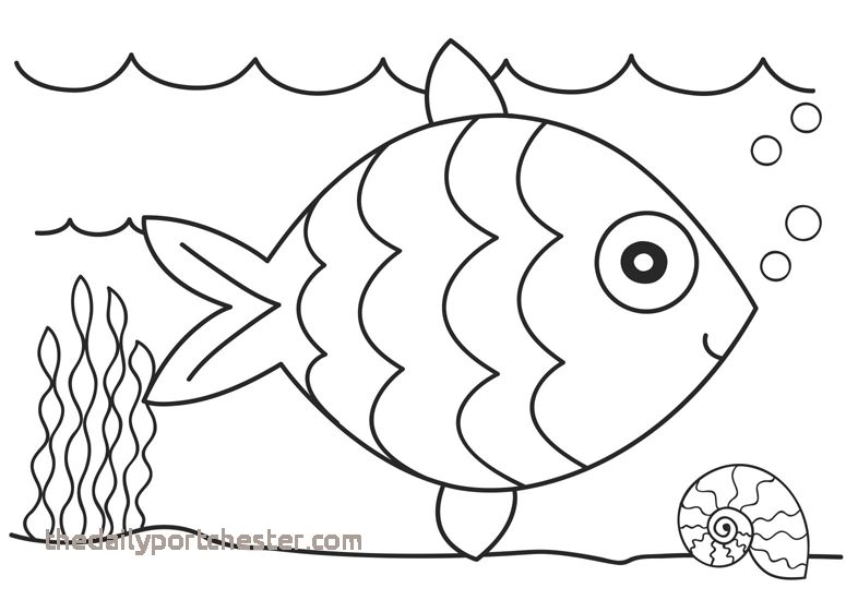 Fish Coloring Pages Lovely Free Coloring Page Fish New New Flower.