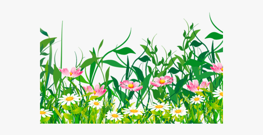 Ground Clipart Grass Flower.