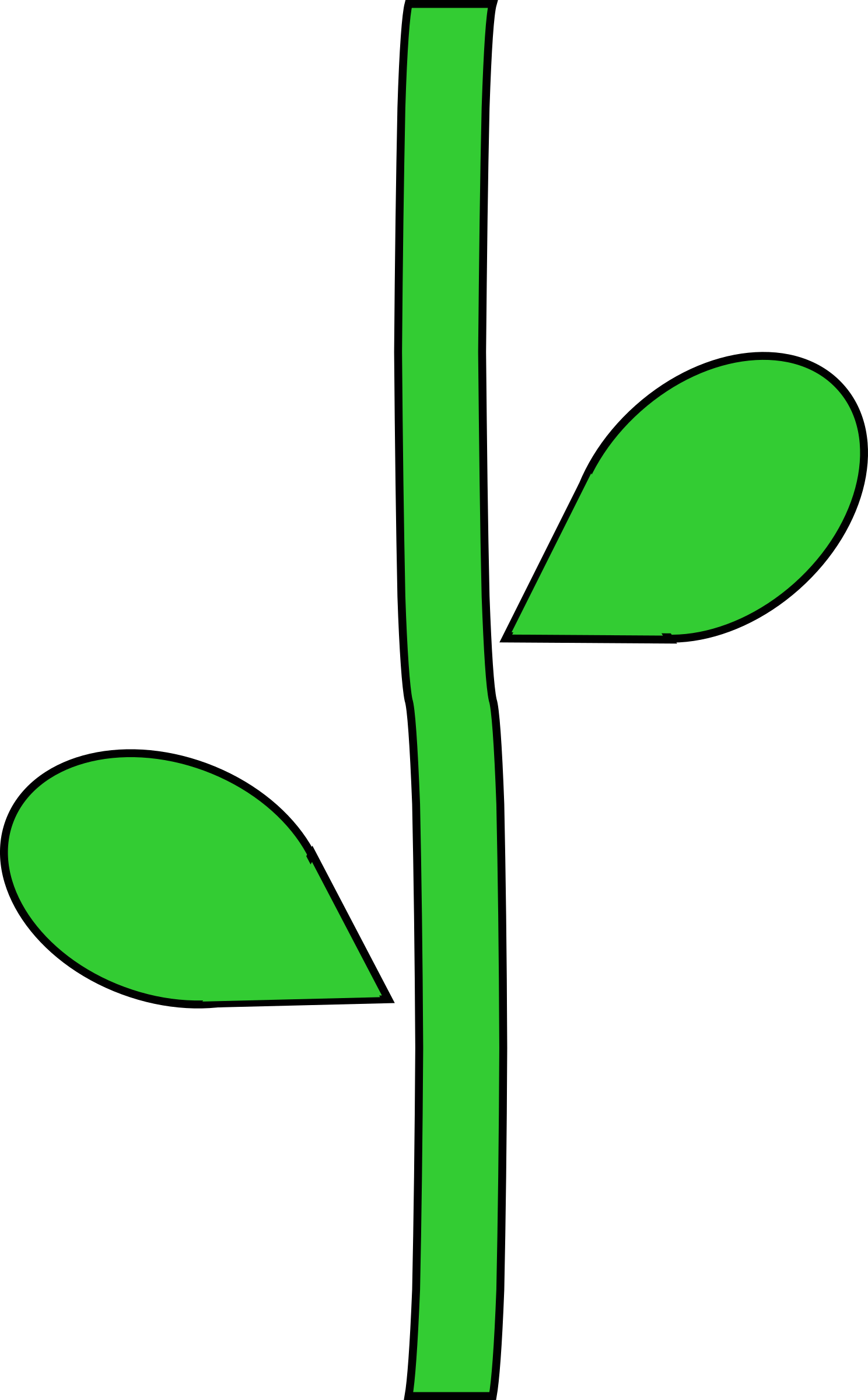 Flower Stem Clipart.