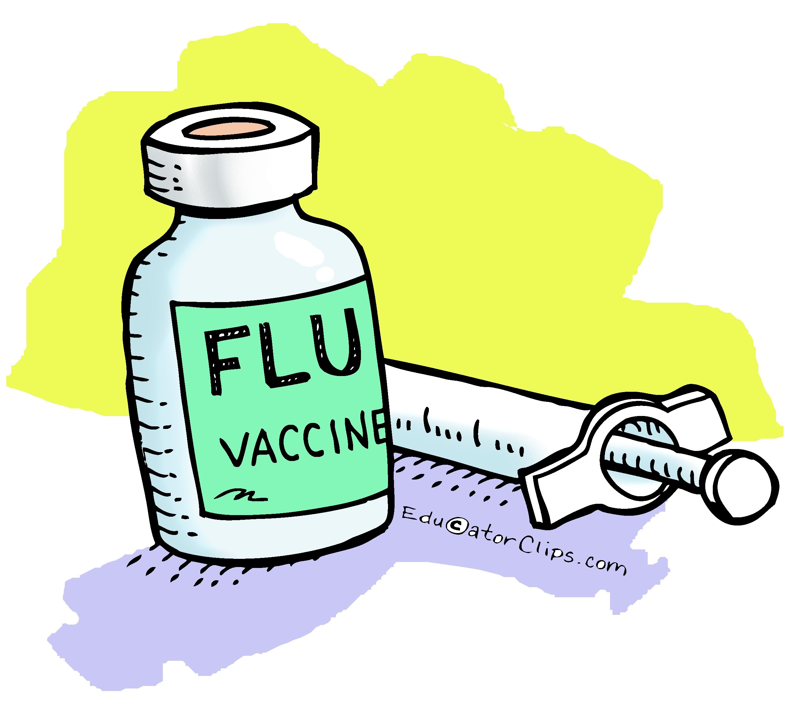 Flu Shot Clip Art.