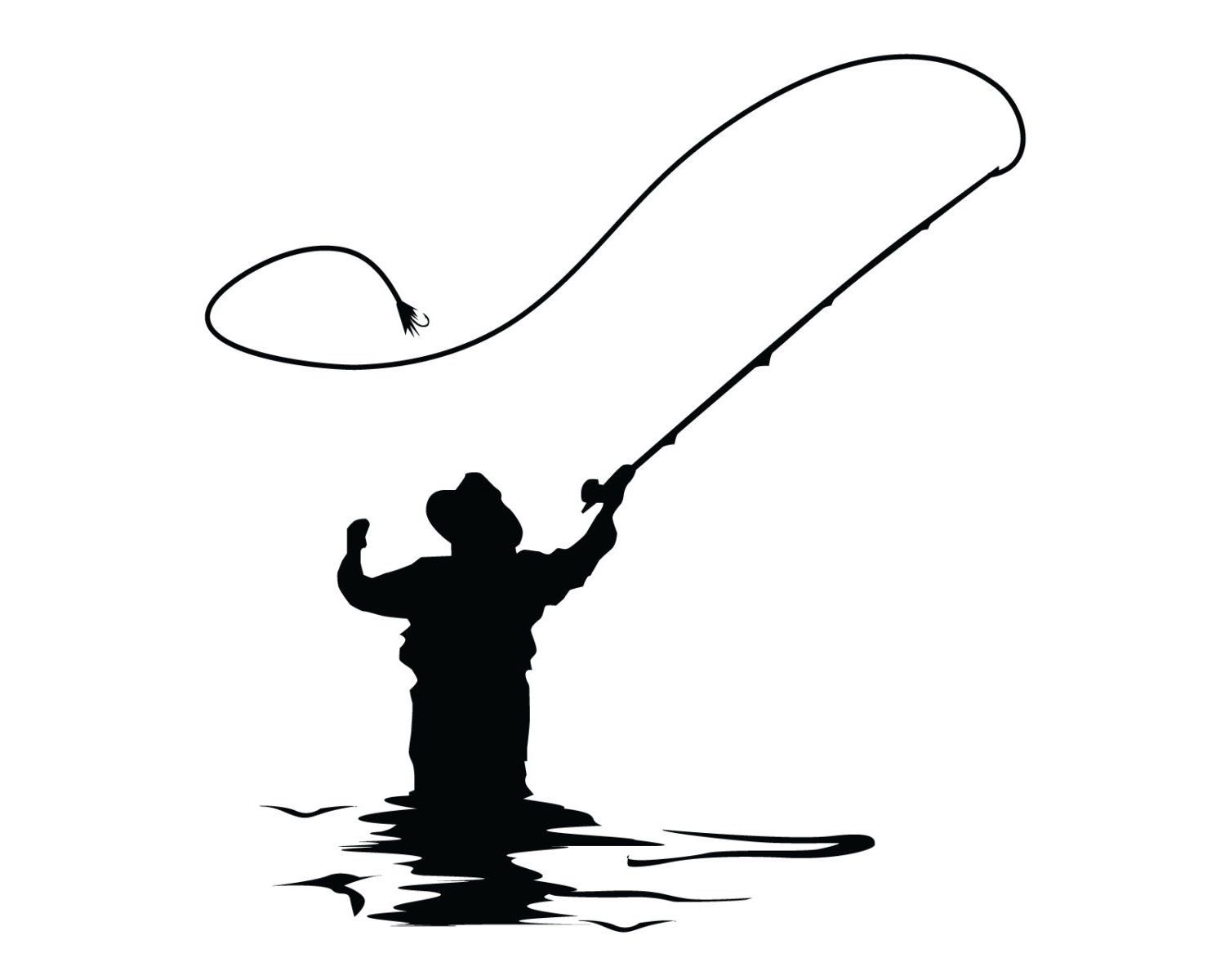 Fly Fishing Pictures Clip Art - Fishing Clipart Cliparts Library Clip ...