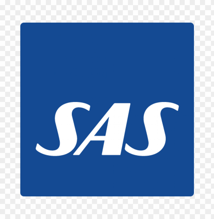 scandinavian airlines (sas) logo vector.