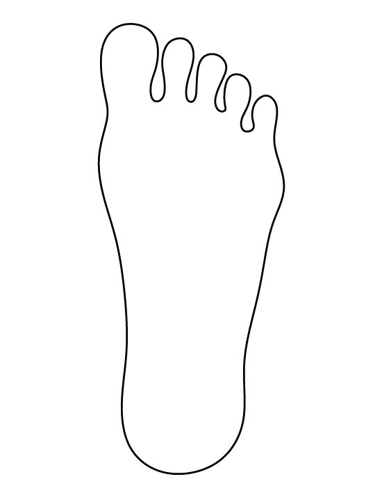 Feet Template Free Download Clip Art.