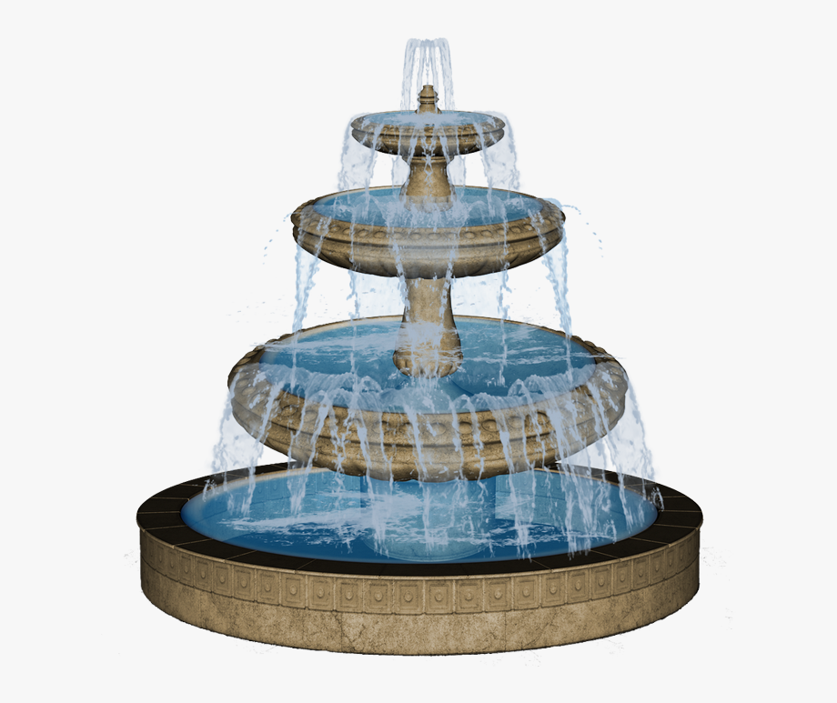 Fountain Clipart Drawing Water.