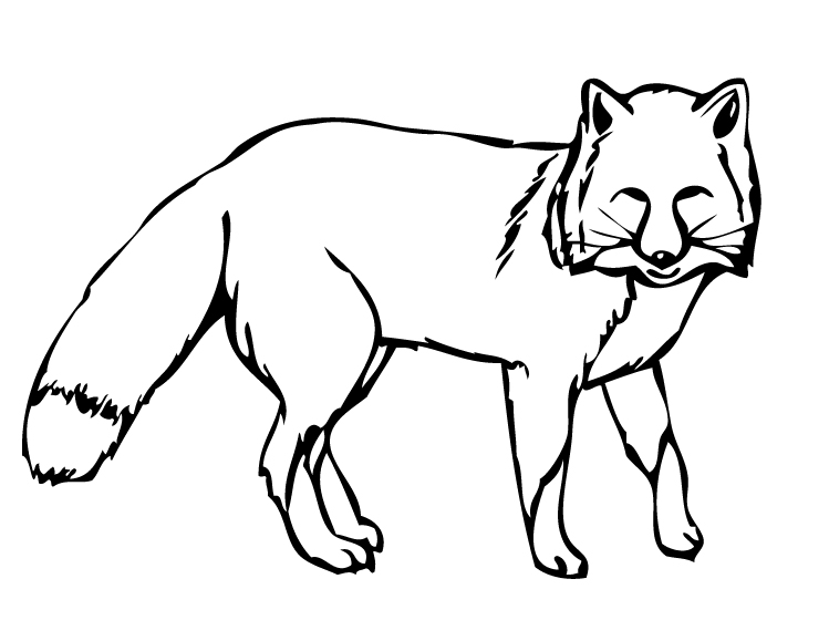 Free Fox Clipart Black And White, Download Free Clip Art.