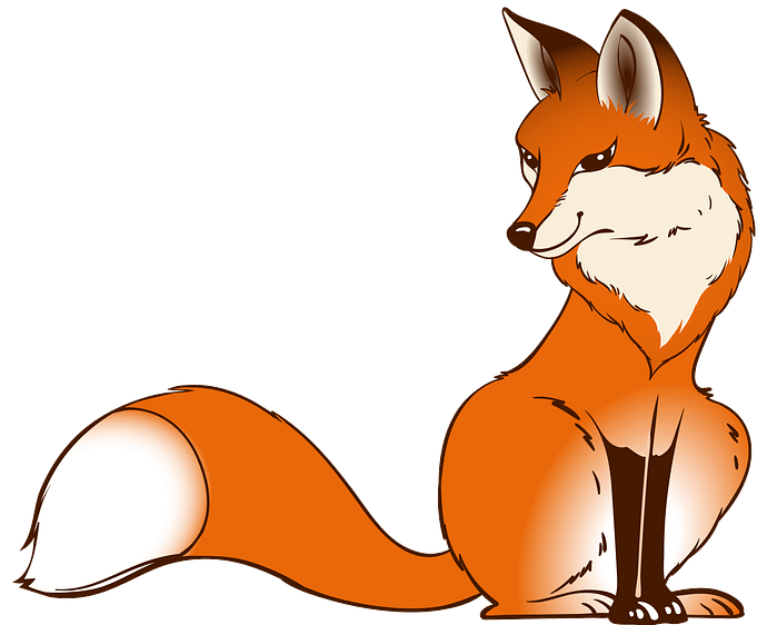 Fox clipart. Free download..