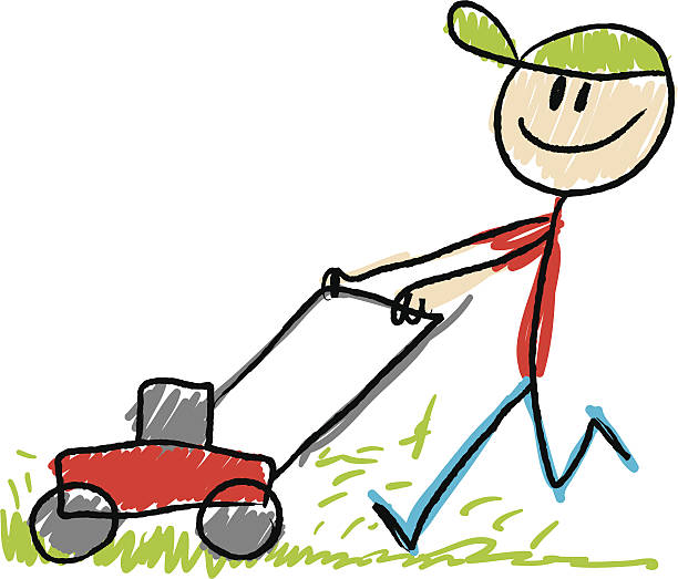 43 Lawn Mowing free clipart.