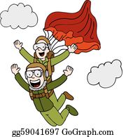 Skydiving Clip Art.