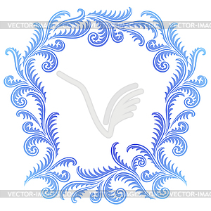 Frost Pattern frame.