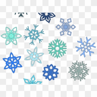 Frozen Snowflake PNG Transparent For Free Download.