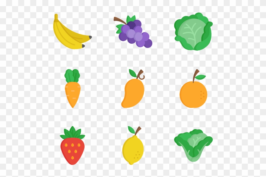 Fruits And Vegetables At Getdrawings Com Free.