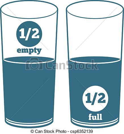 Glass half full Illustrations and Clipart. 495 Glass half full.