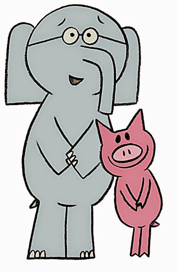 Piggie and gerald clipart.