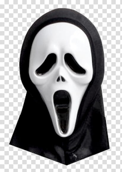 BLACK RESOURCESFORBITCHES, ghostface mask transparent background PNG.