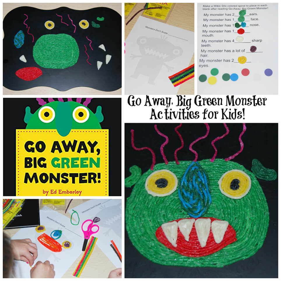 Go Away, Big Green Monster Activities for Kids!.