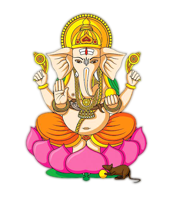 Transparent Clipart Image Hindu God Ganesha clipart Five.