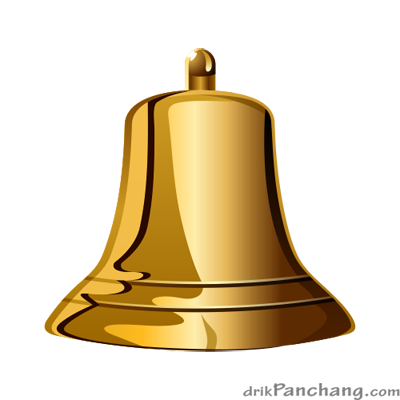 Golden Bell PNG.