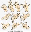 Hand gesture clipart.