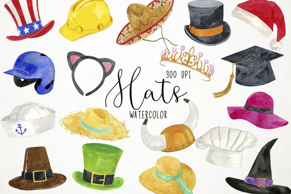 Hats Clipart, Hats Clip Art, Costumes Clipart, Caps Clipart.