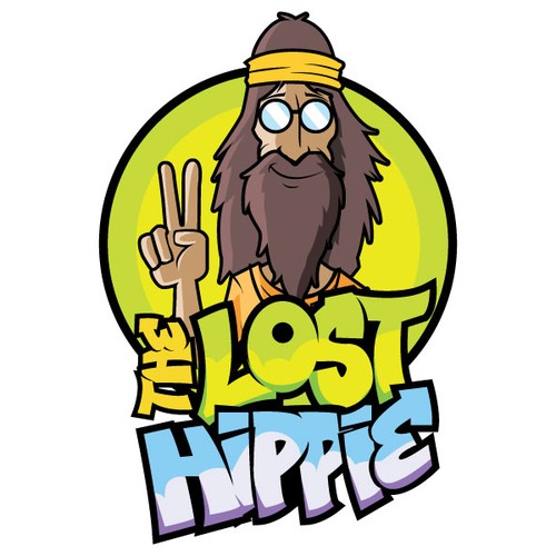 Create the next logo for The Lost Hippie.