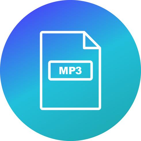 MP3 Vector Icon.