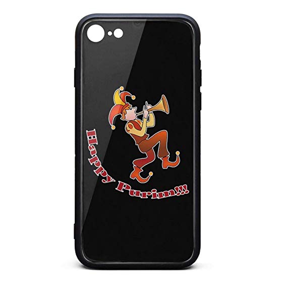 Amazon.com: BoDu iPhone 7 case iPhone 8 Case Happy Purim.