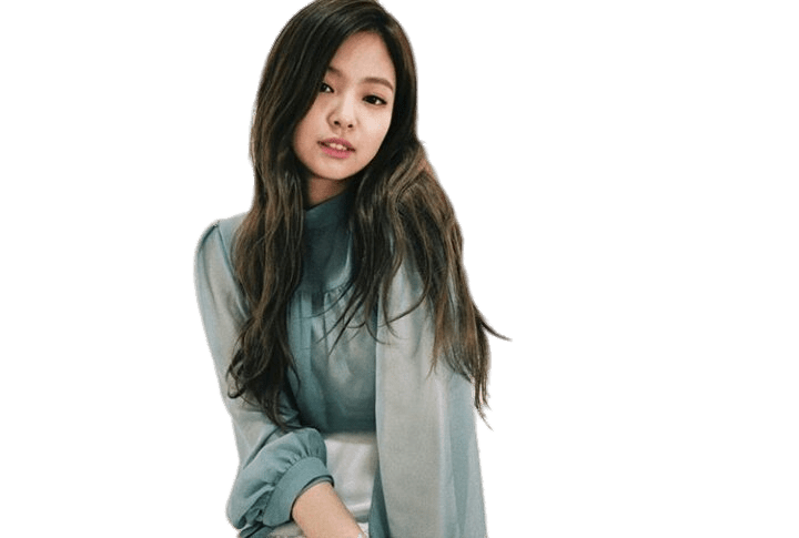 Blackpink Jennie Mousseline Shirt transparent PNG.