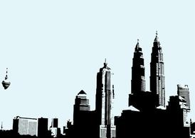 Kuala Lumpur Malaysia Clip Art, Vector Kuala Lumpur Malaysia.