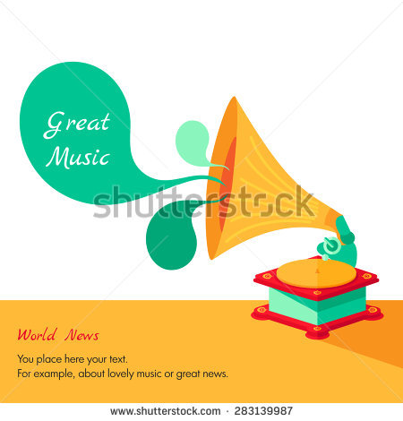 Old Gramophone Stock Photos, Royalty.