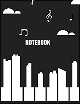 Amazon.com: Notebook: piano city cover (8.5 x 11) inches 110.