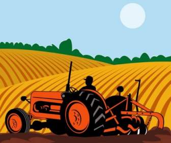 Mittelalterliche Landwirtschaft ClipArt.