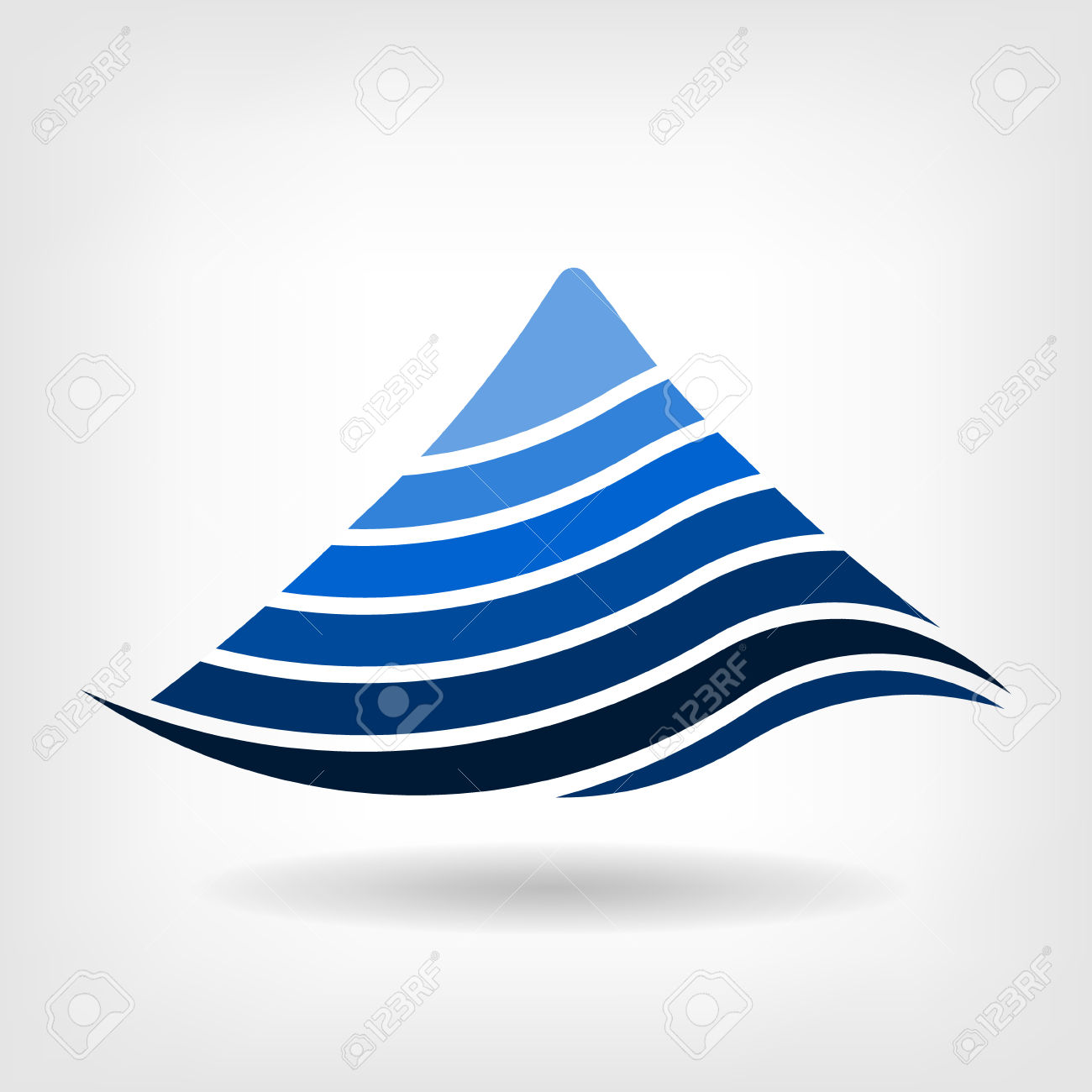 Layering Mountain Vector Icon Royalty Free Cliparts, Vectors, And.