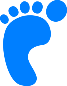 Left Foot Clip Art.