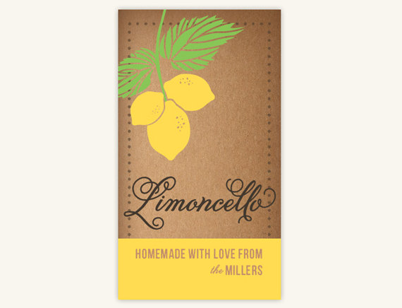 limoncello labels.