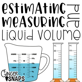 Estimating and Measuring Liquid Volume {A Rotation Activity}.