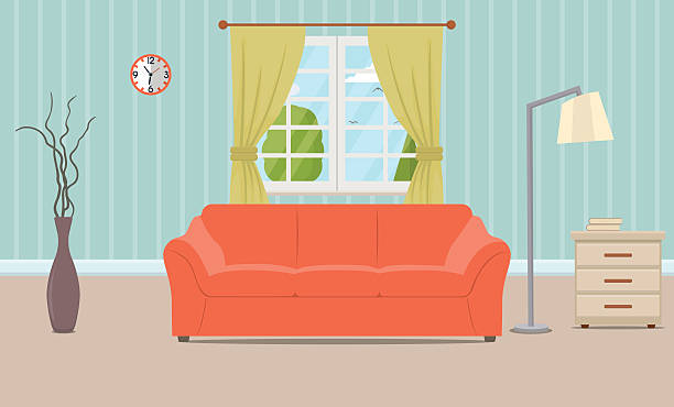 Picture Of Living Room Clipart.