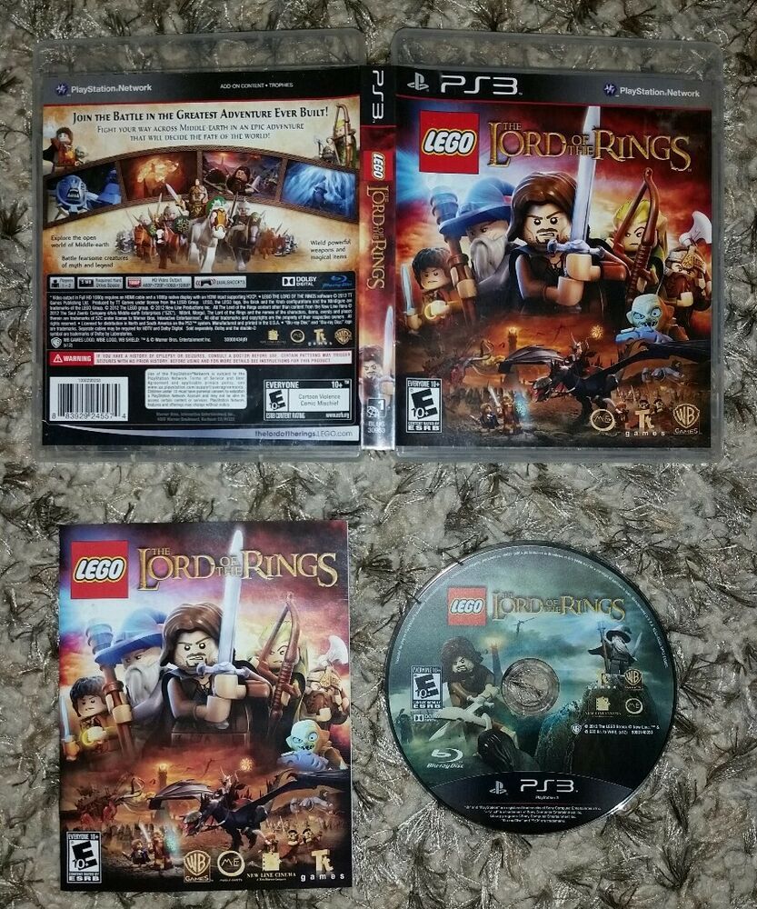 LEGO Lord of the Rings (PlayStation 3 PS3) COMPLETE TESTED.