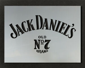 Details about Jack Daniels Logo Stencil Wall Decor Art Craft Paint Ideal  Stencils Ltd.