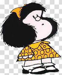 Mafalda S transparent background PNG clipart.