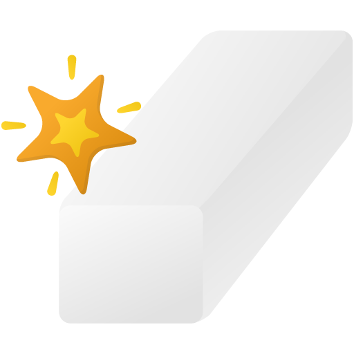 Magic eraser tool Icon.